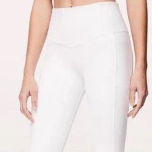 Lululemon size 4 white leggings